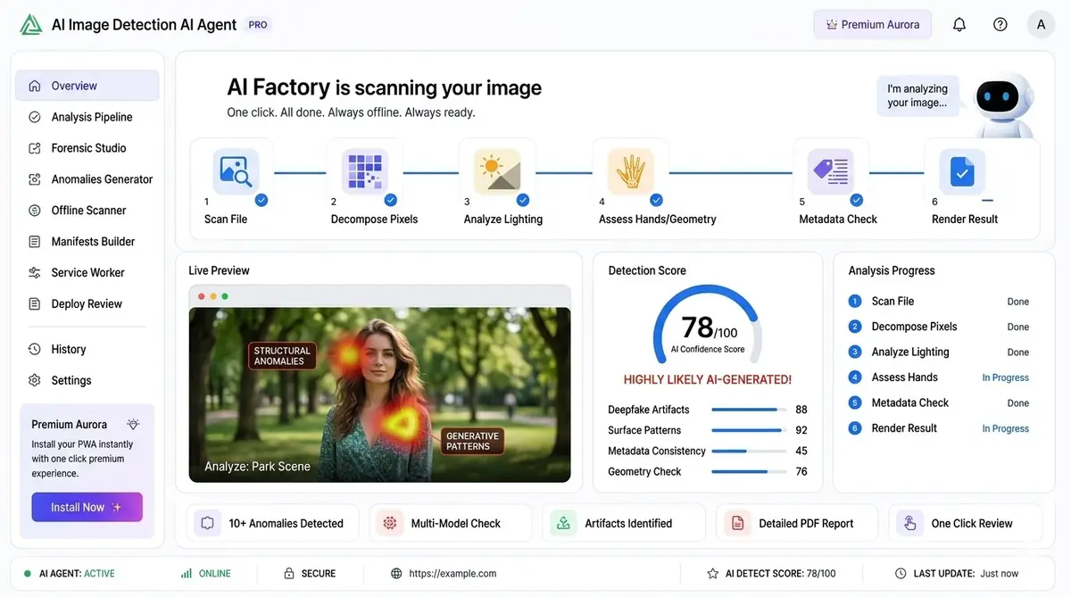 AI study design agent — example of the AI tool dashboard software